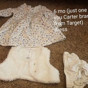 Baby girls holiday dress (3 piece)
